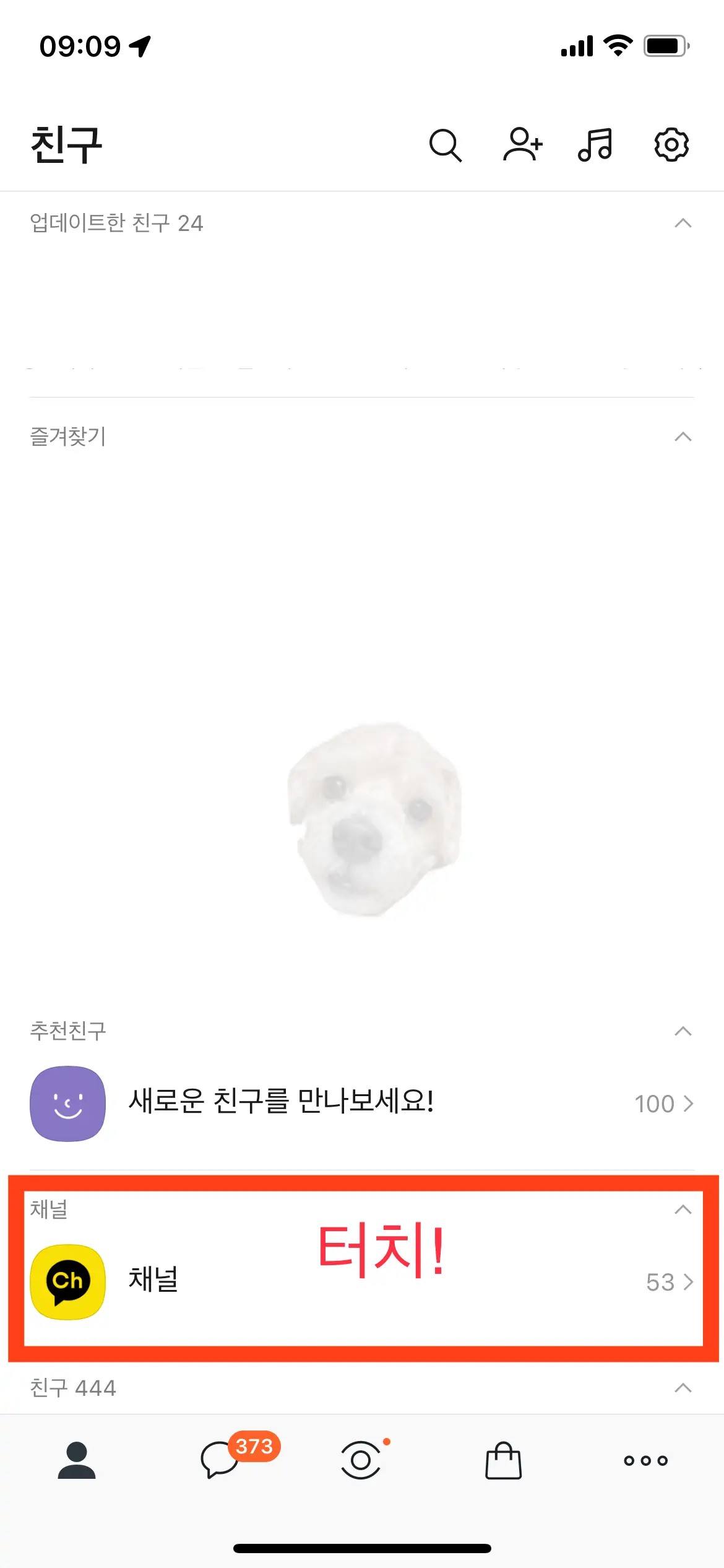 카카오톡 친구 목록 사진