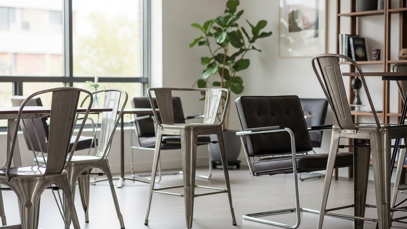 인테리어 철재의자