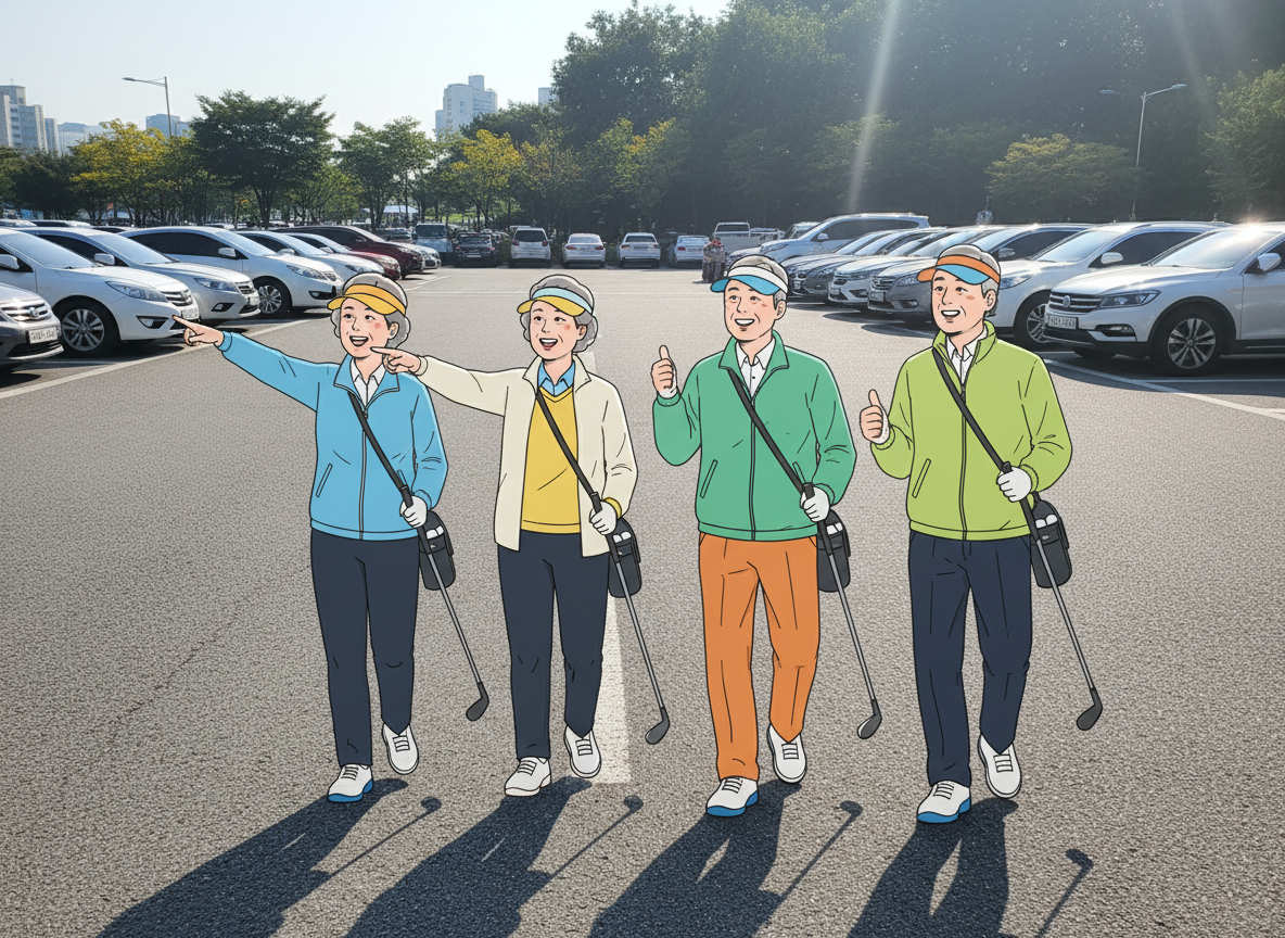 잠실 파크골프장 예약 일정 주차