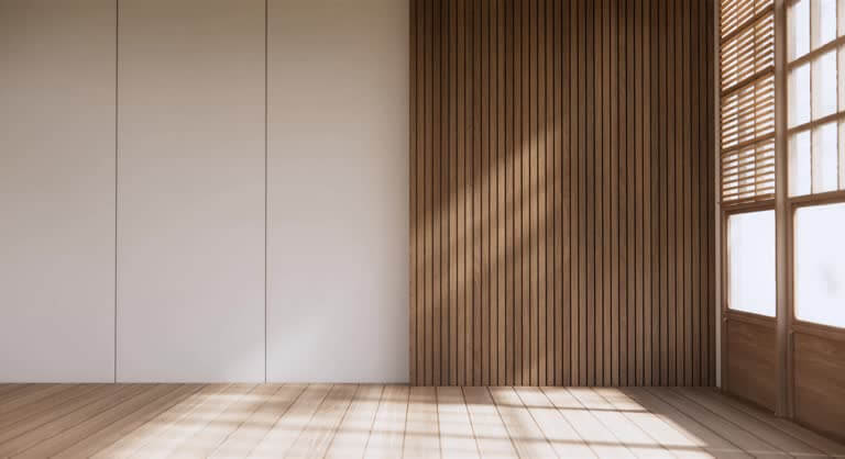 밝은 오크톤으로 공간이 통일성 있게 꾸며진 사진