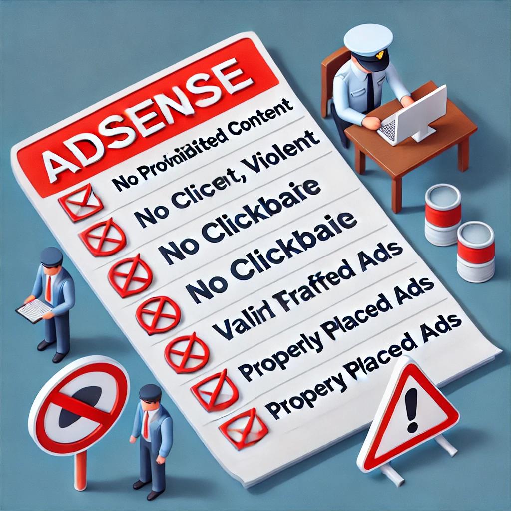 구글 정책 준수