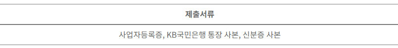 소상공인 상생지원금 대출 시 필수 제출 서류