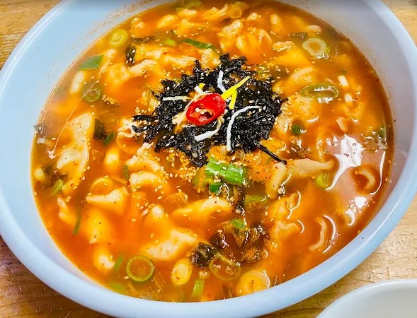 김가네 사골수제비 메뉴