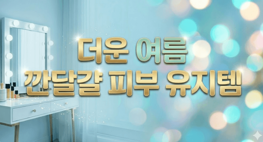 폭염 속 '깐달걀 피부' 유지하는 메이크업 치트키