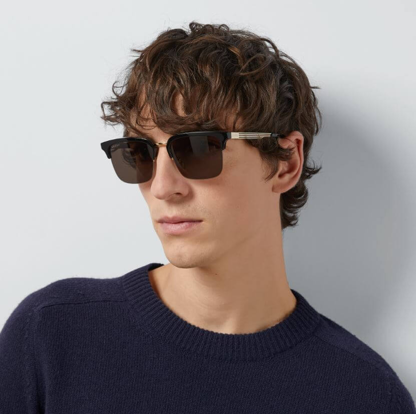 구찌 직사각형 프레임 선글라스