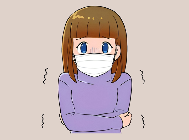 오한으로-고통스러운-여성