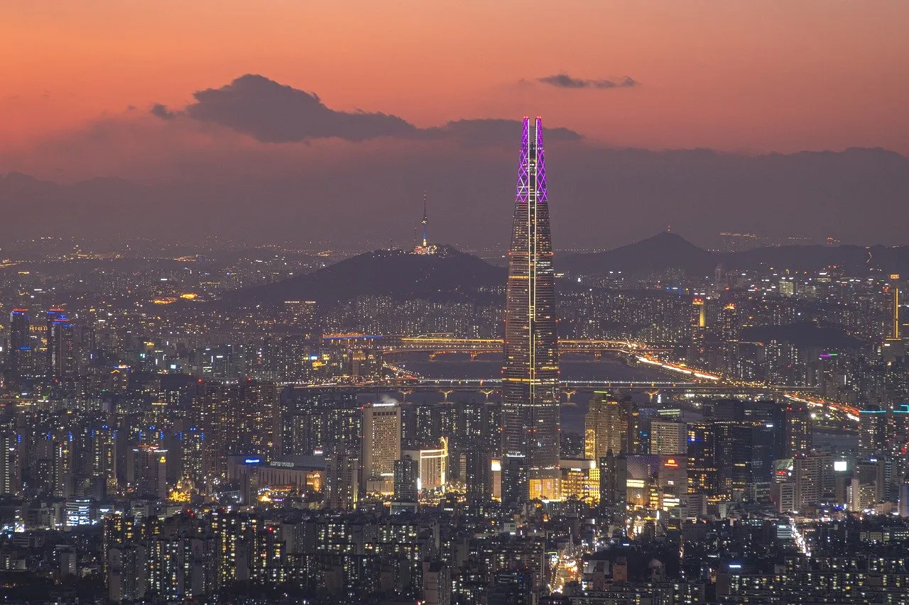 롯데월드 야간개장