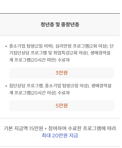 국민취업지원제도 2유형 수당 신청방법9