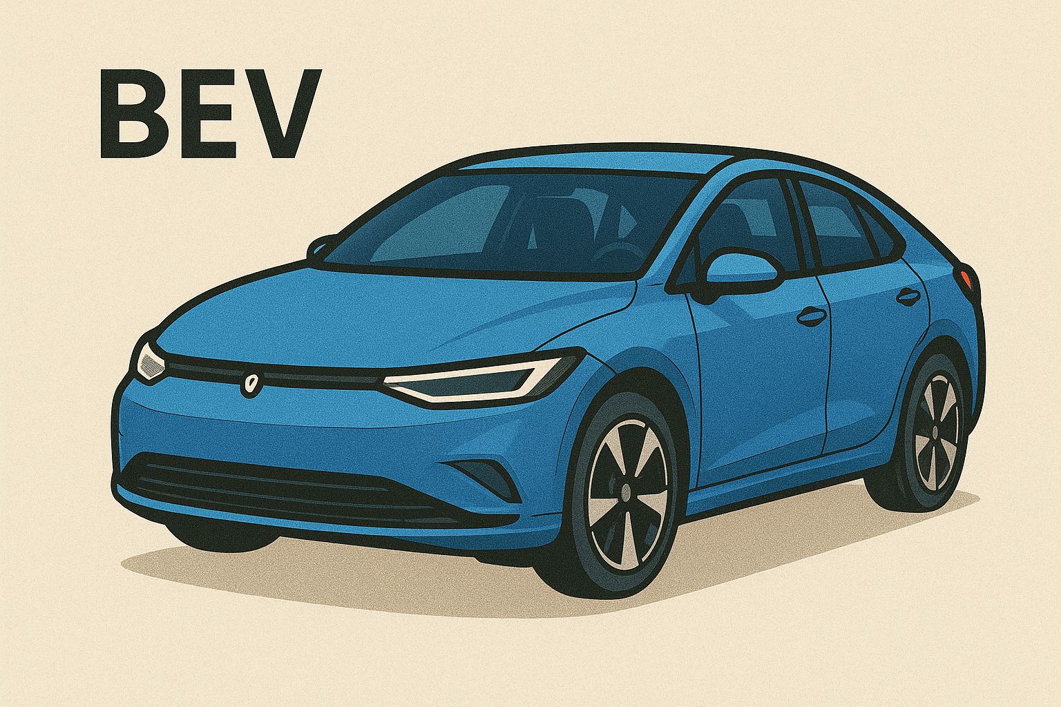 전기차 만화식 이미지