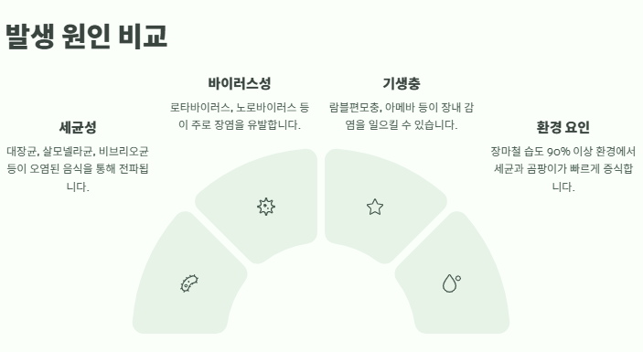 식중독 증상, 자가진단, 증상완화방법, 원인과 예방법, 치료법