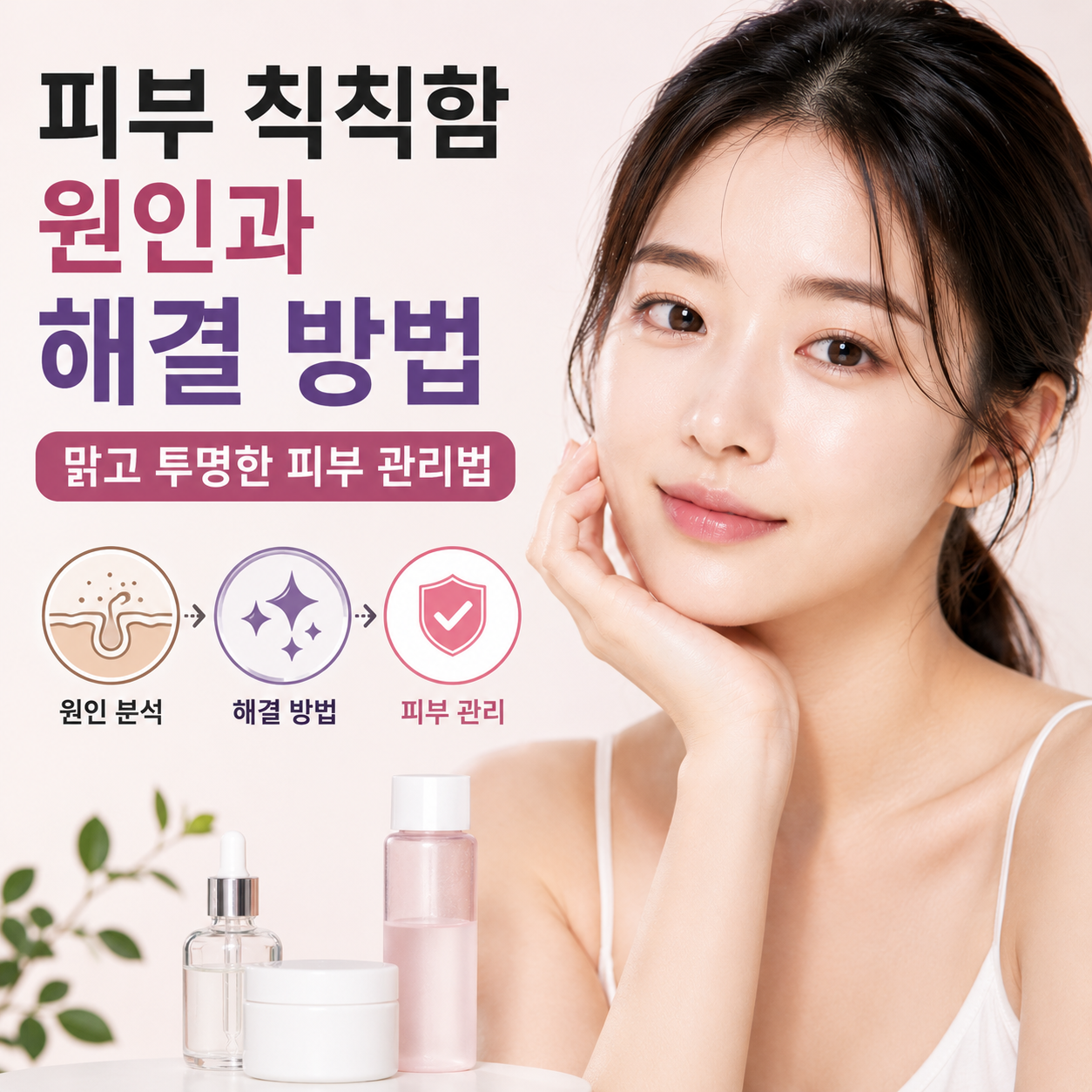 피부 칙칙함 원인과 해결 방법