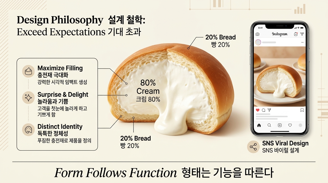 80% 크림 설계 철학 인포그래픽