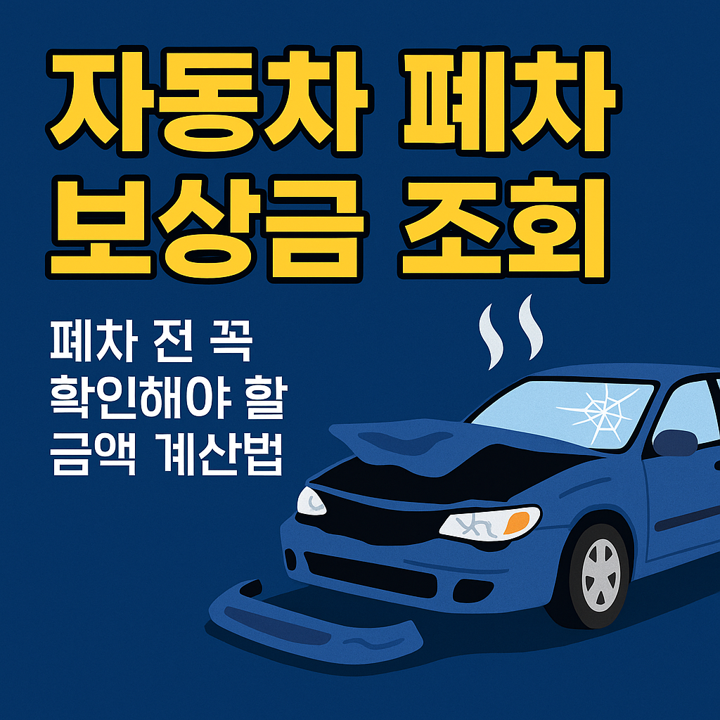 폐차될 자동차