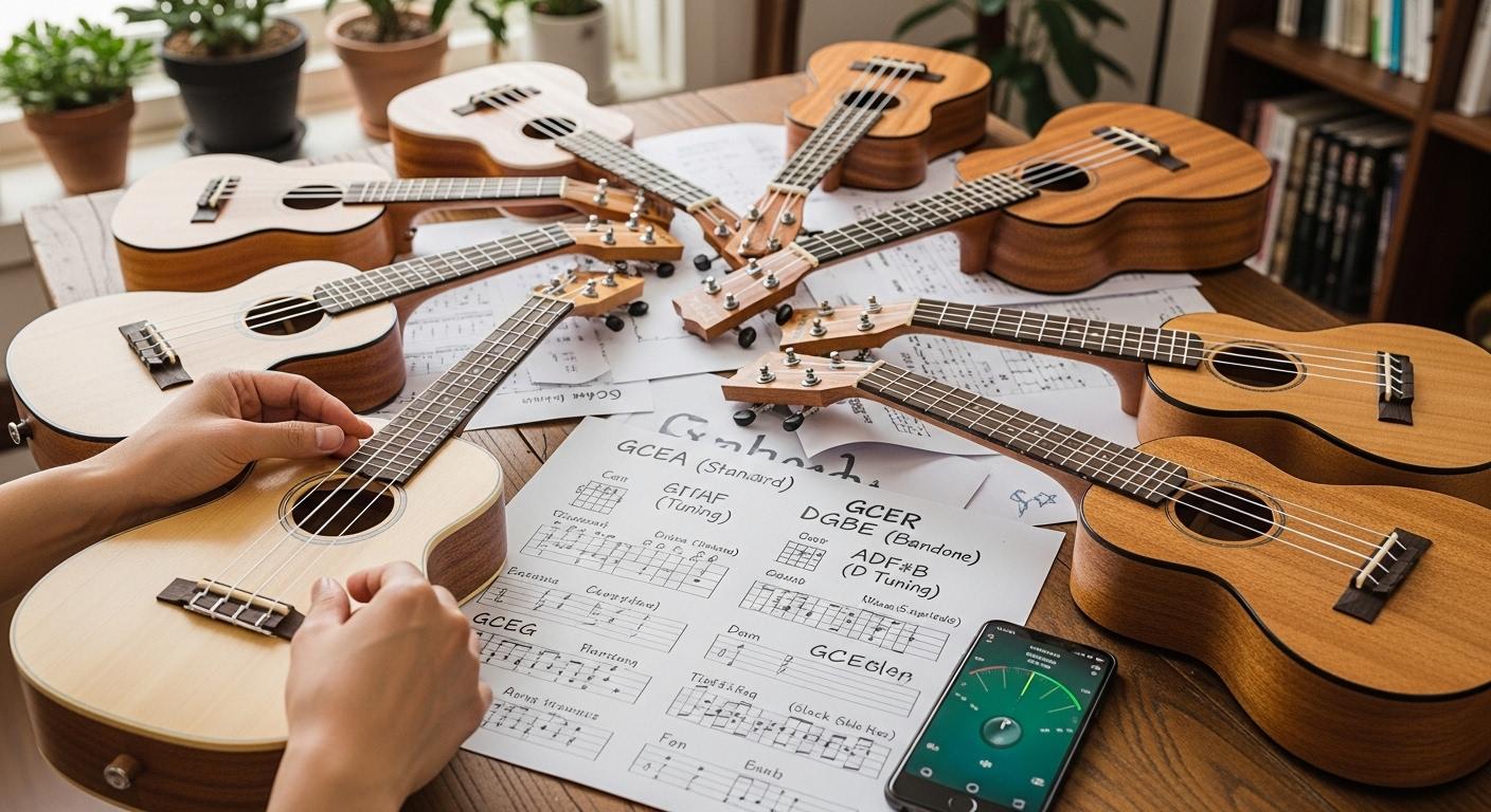 여러 가지 우쿨렐레의 조율