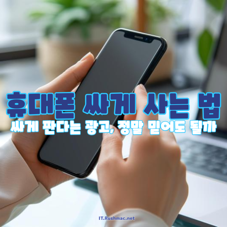 휴대폰 싸게 사는 법