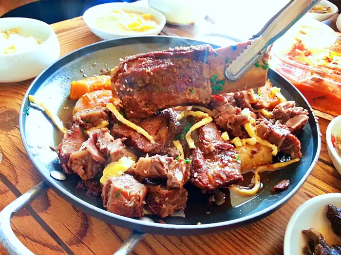 포천 아트밸리 맛집 단호박등갈비찜, 단호박소갈비찜