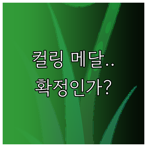 2026 동계올림픽 컬링 개최 정보와..