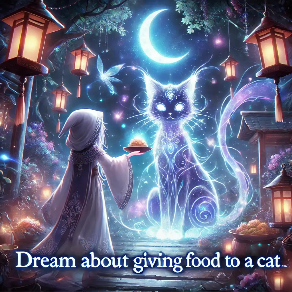 고양이 밥 주는 꿈 해몽