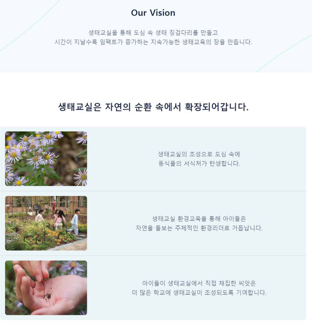 트리플래닛의 비전