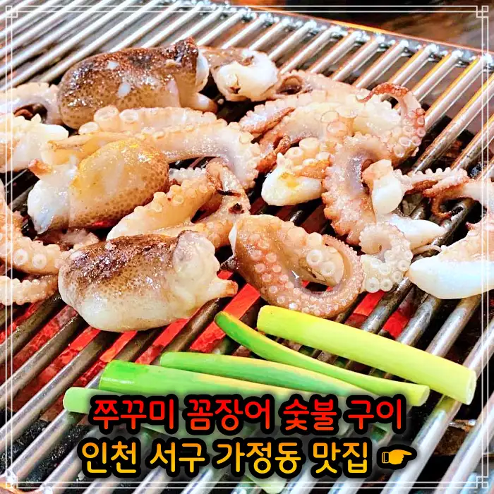 맛있는 녀석들 인천 서구 가정동 주꾸미 숯불 구이맛집
