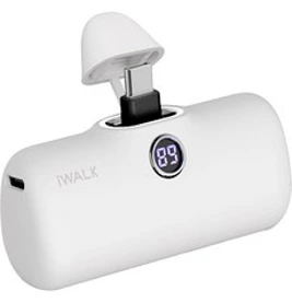 아이워크 PD 고속 충전 미니 보조배터리&#44; 화이트&#44; DBL5000PC(C타입)