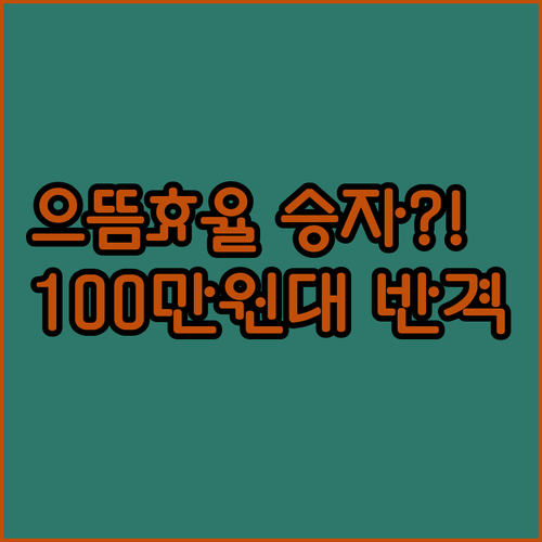 으뜸효율 비스포크 vs 100만 원대..