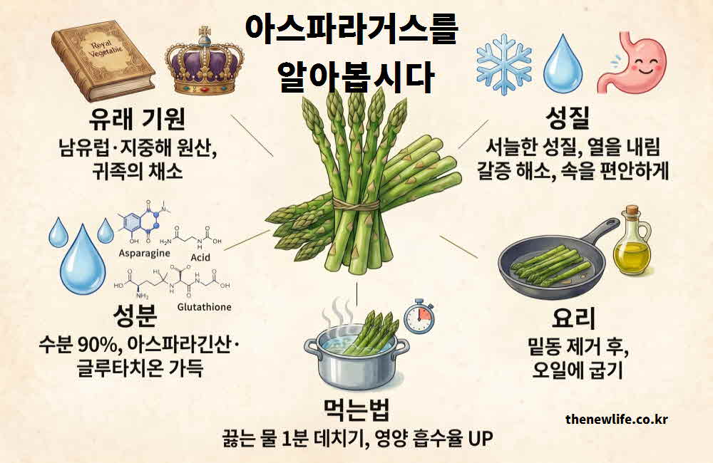 아스파라거스 효능 유래 기원