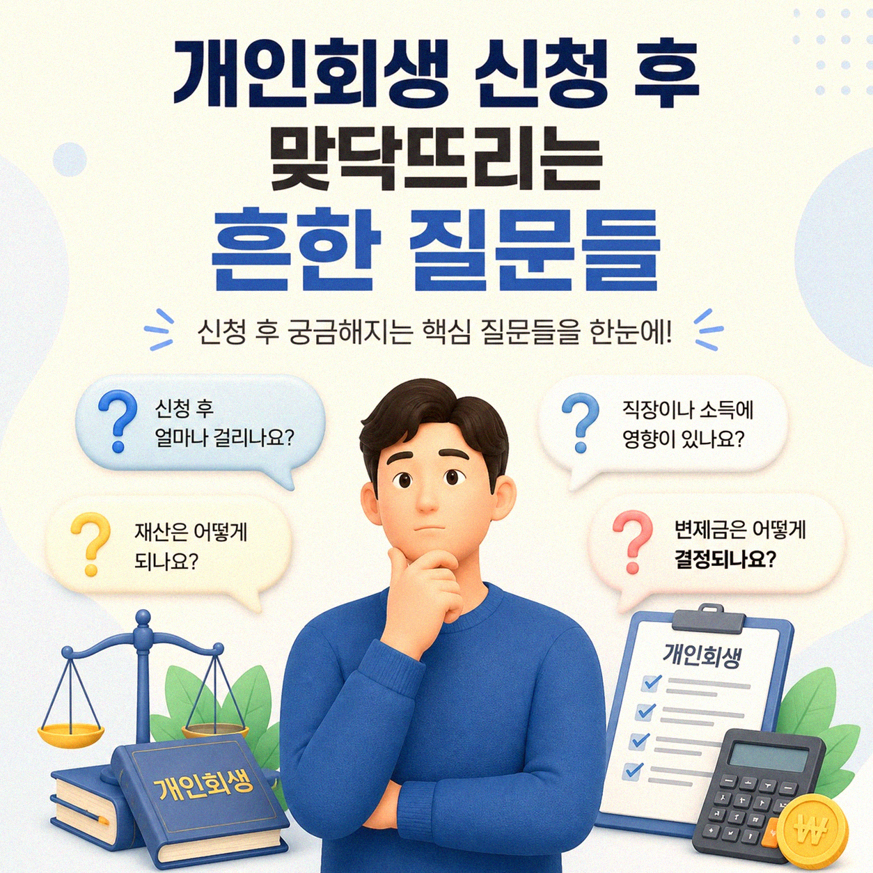 개인회생 신청 중 궁금한 점들, 경험을 바탕으로 정리했습니다