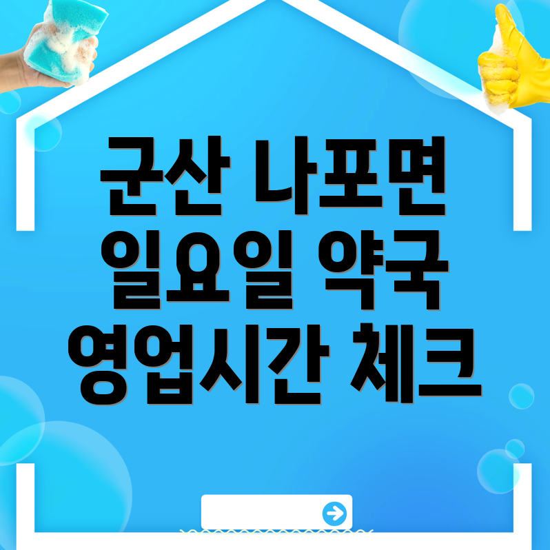 일요일 약국 영업시간