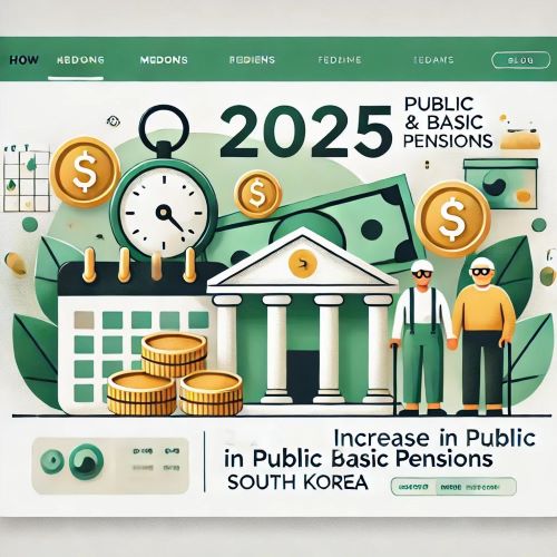 2025년 국민연금 및 기초연금 인상 섬네일