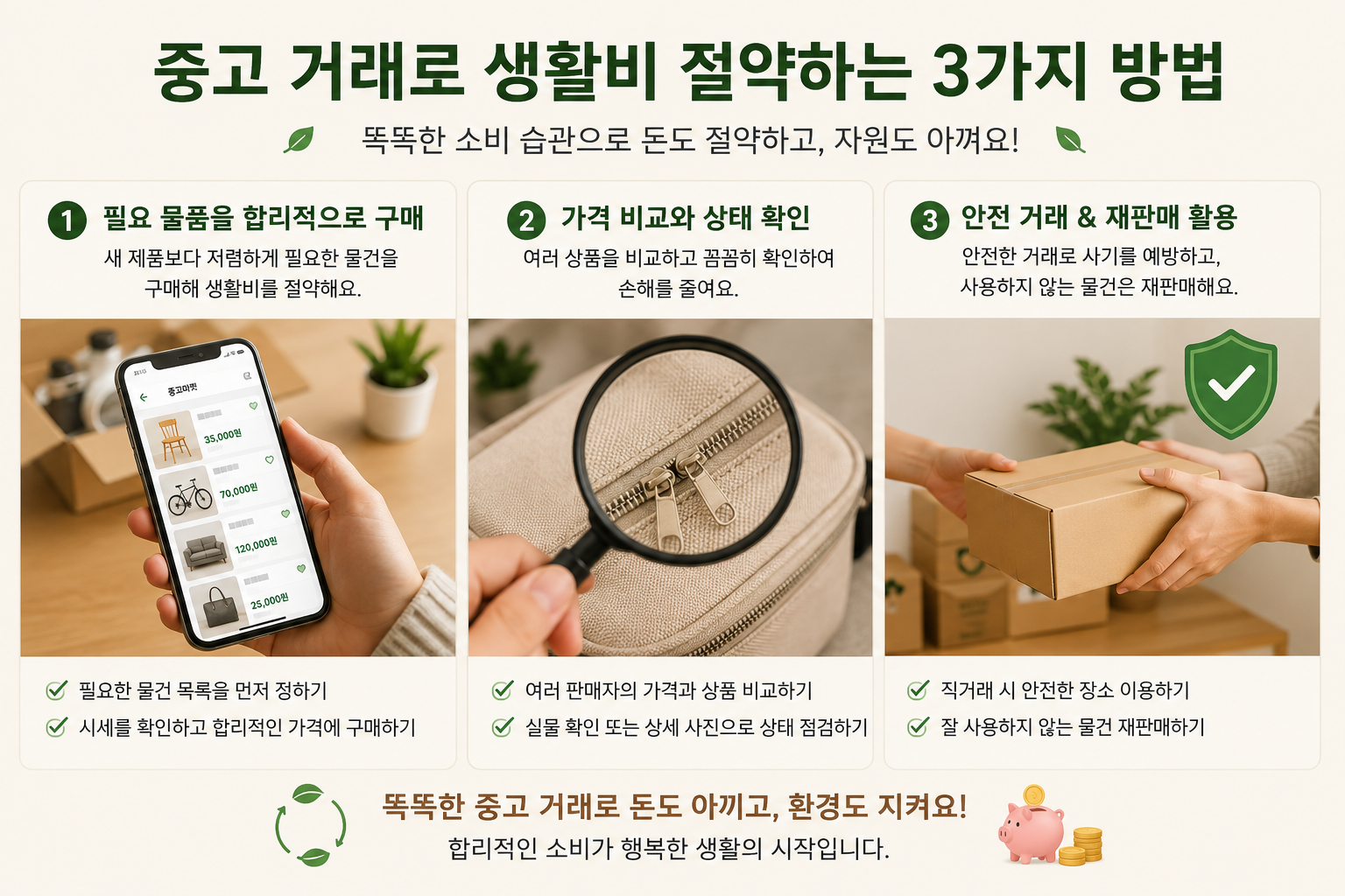 중고거래로 돈아끼는방법