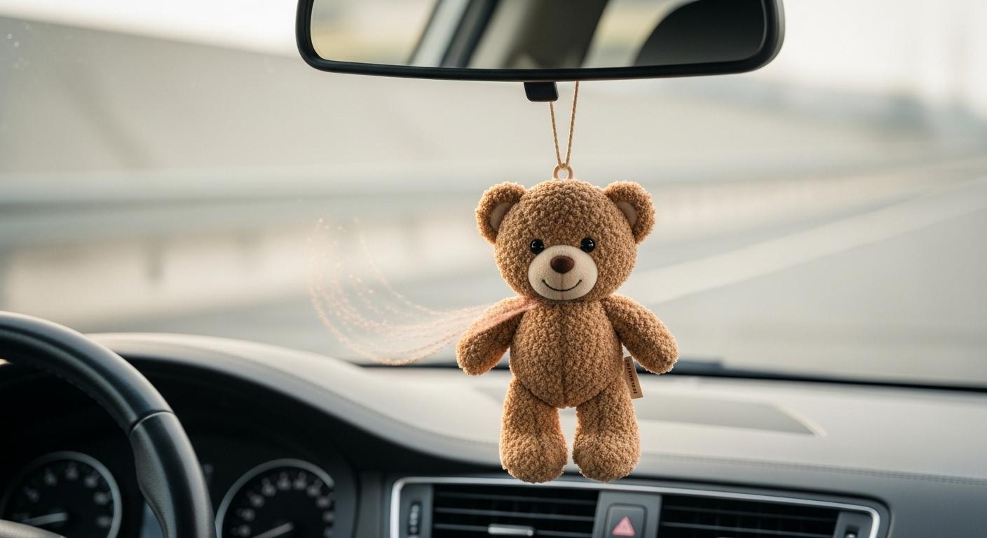 곰돌이 차량 방향제