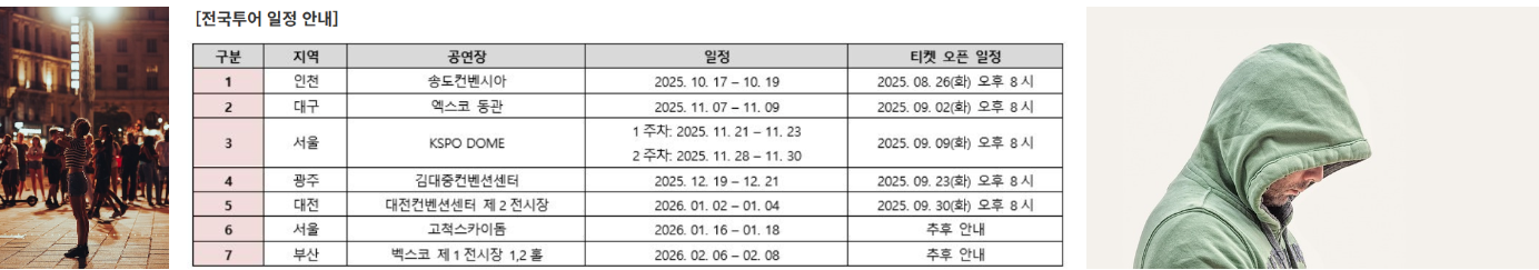임영웅 콘서트 일정