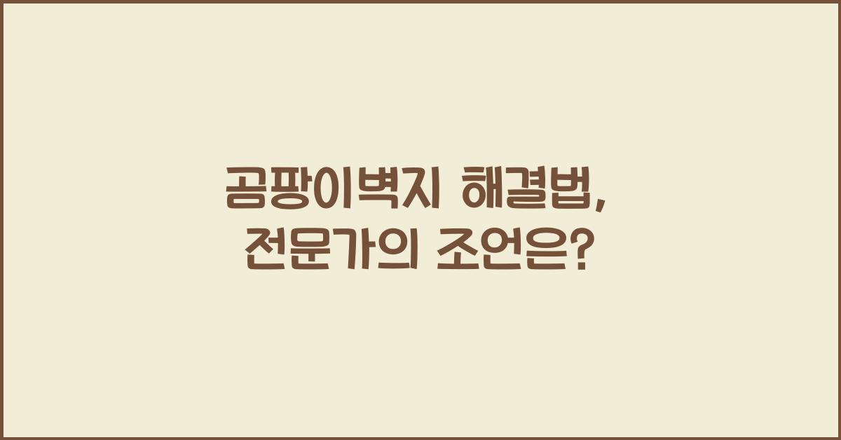 곰팡이벽지