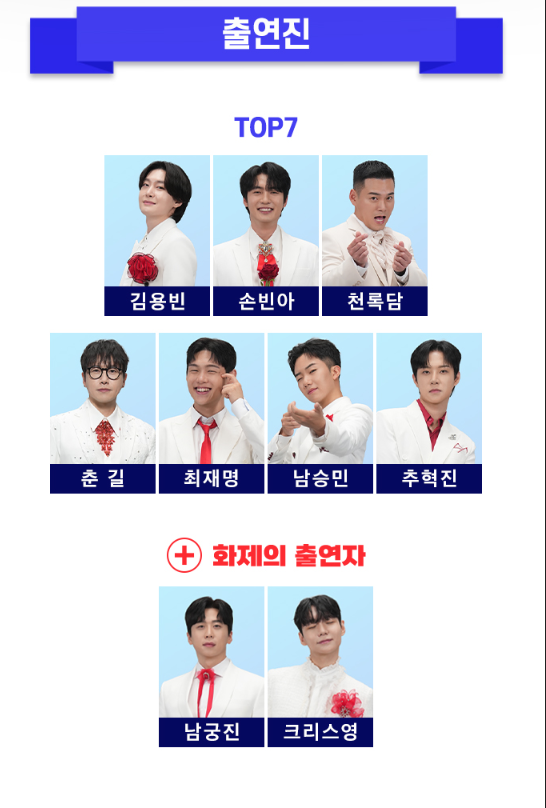 미스터트롯3 콘서트 출연진