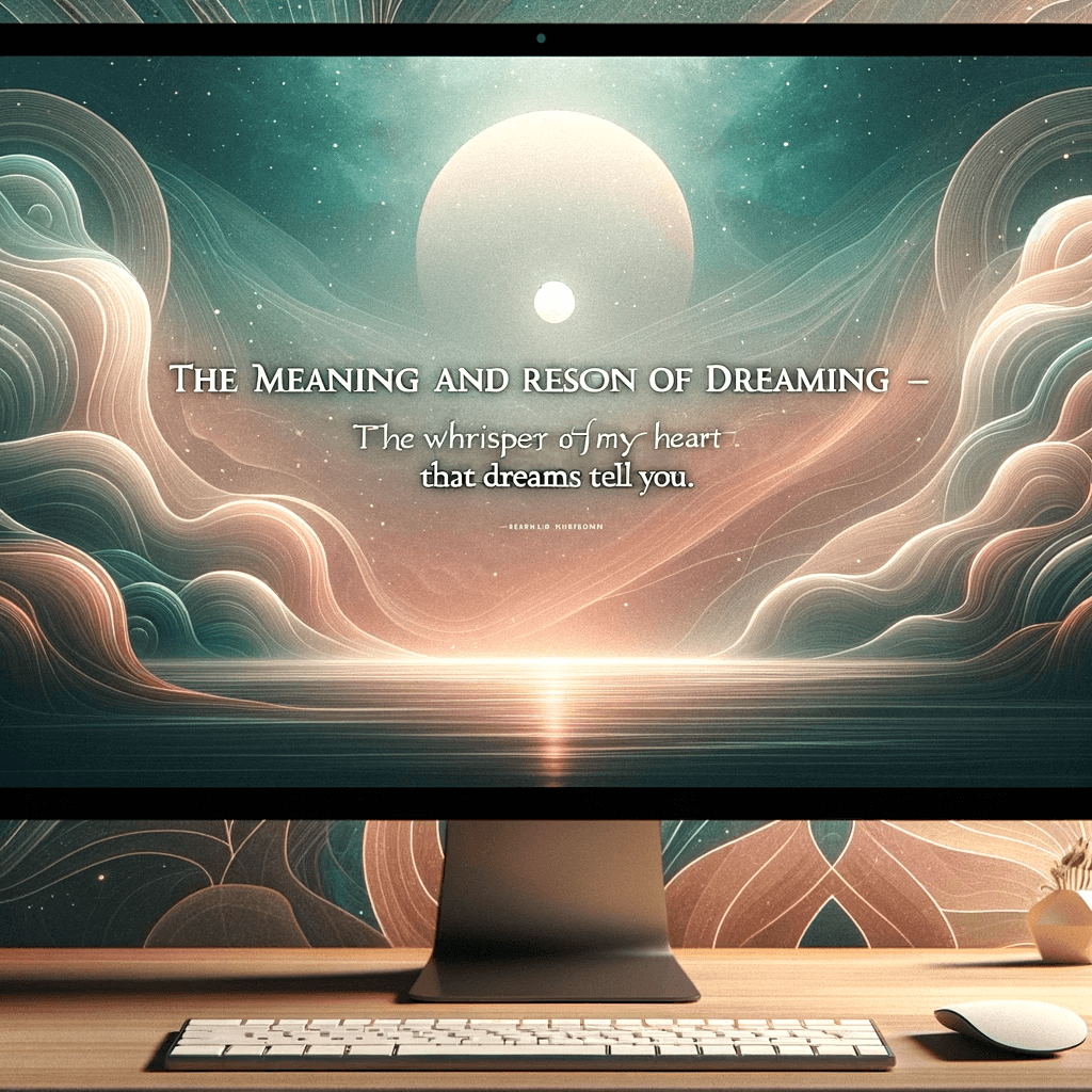 꿈을 꾸는 의미와 이유