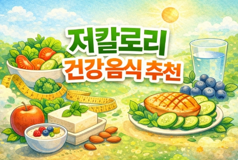 건강한 저 칼로리 음식