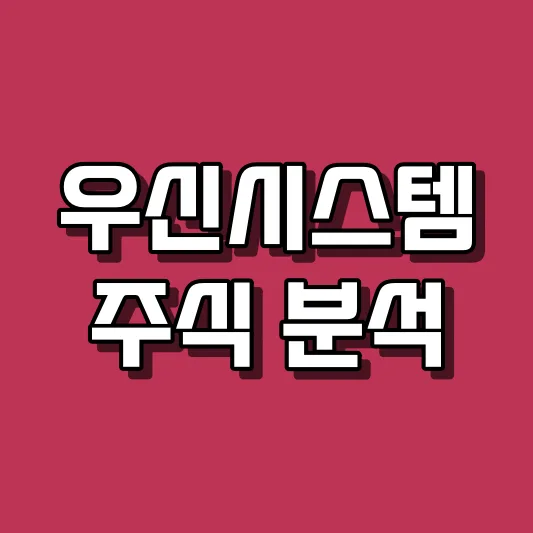 우신시스템 주식 분석