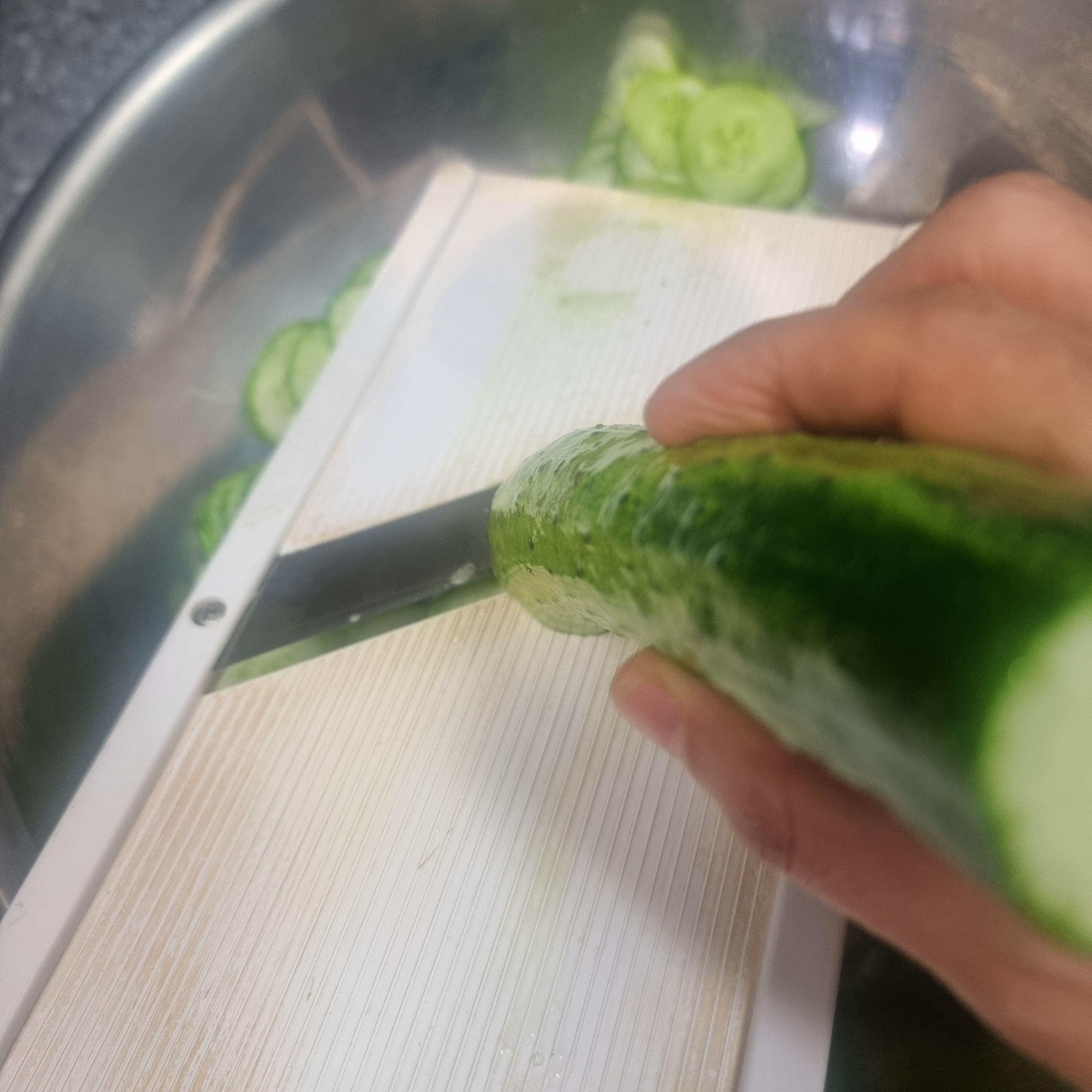 서브웨이 오이 샌드위치 만들기