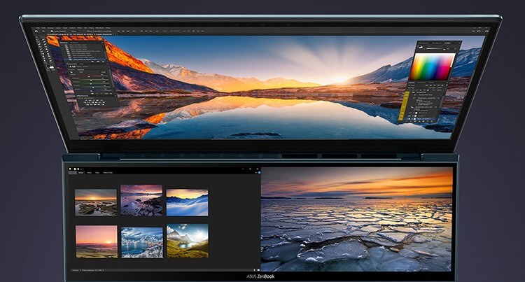 asus 노트북_젠북듀오_스크린패드플러스