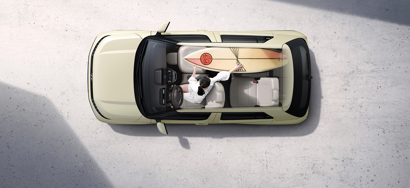 캐스퍼 일렉트릭 2열 5:5폴딩