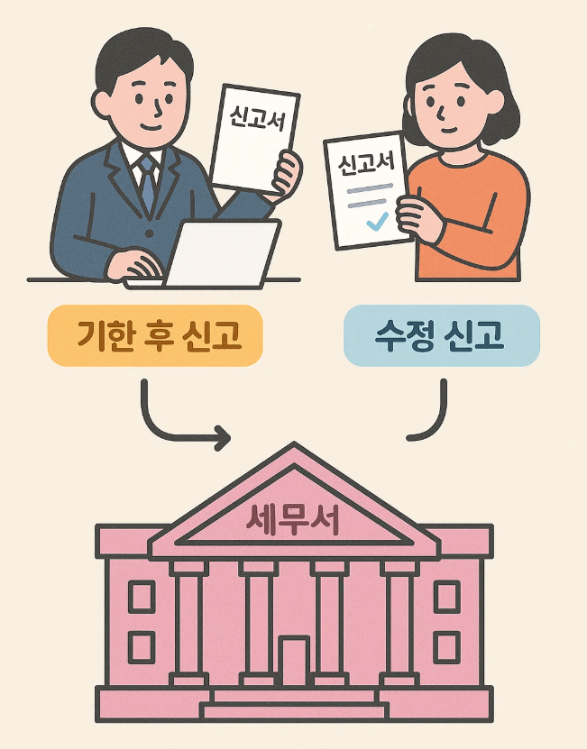 기한 후 신고 및 수정 신고