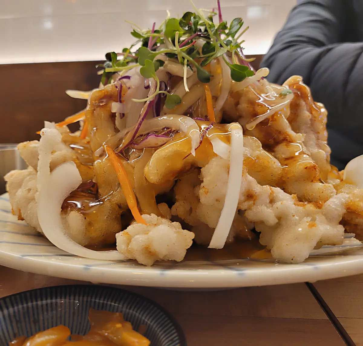 마곡-중식-맛집-리리반점-사이드-음식-푸짐하게-산처럼-쌓여-나오는-돼지고기-찹쌀-탕수육