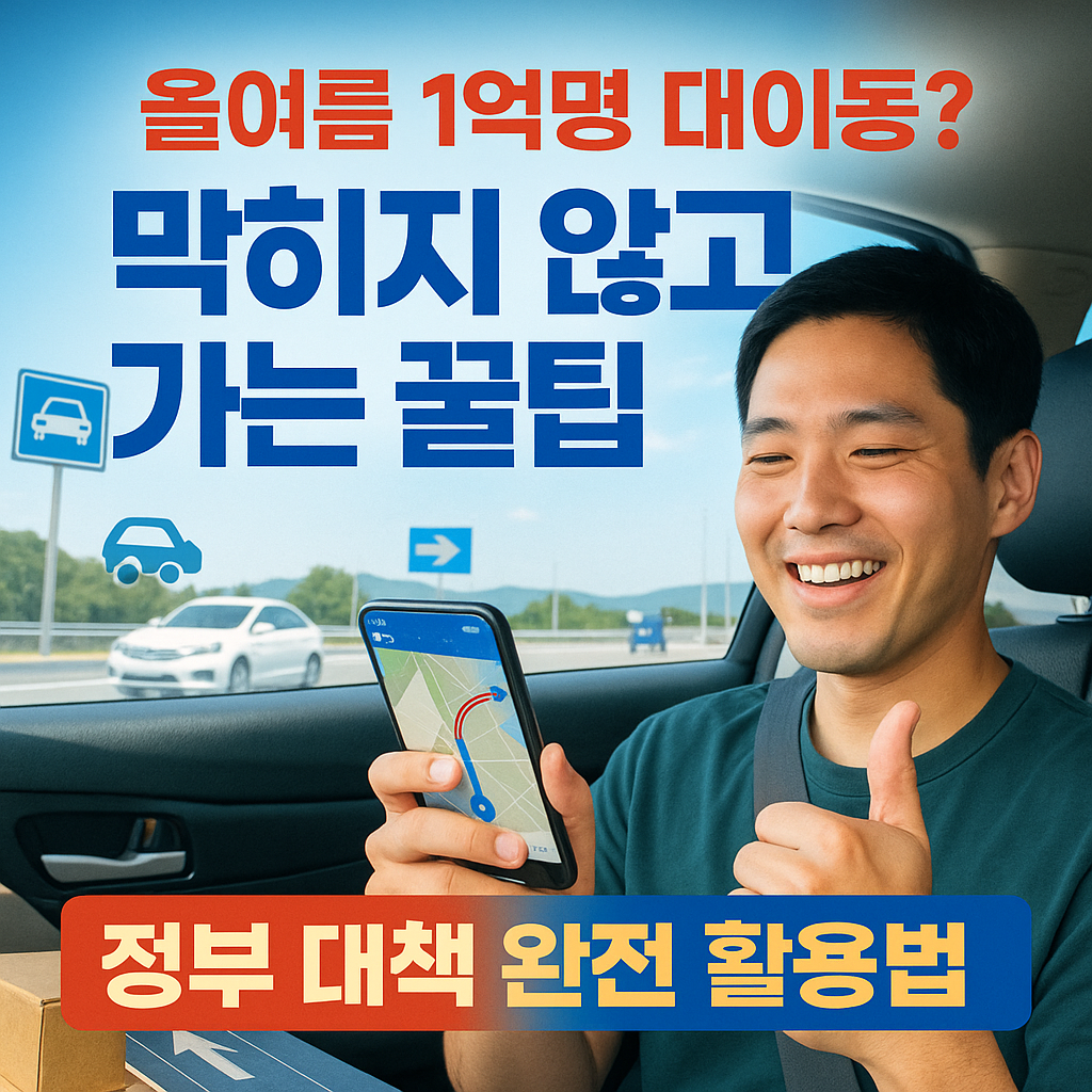 2025 여름휴가, 1억명과 막히지 않고 가는 법