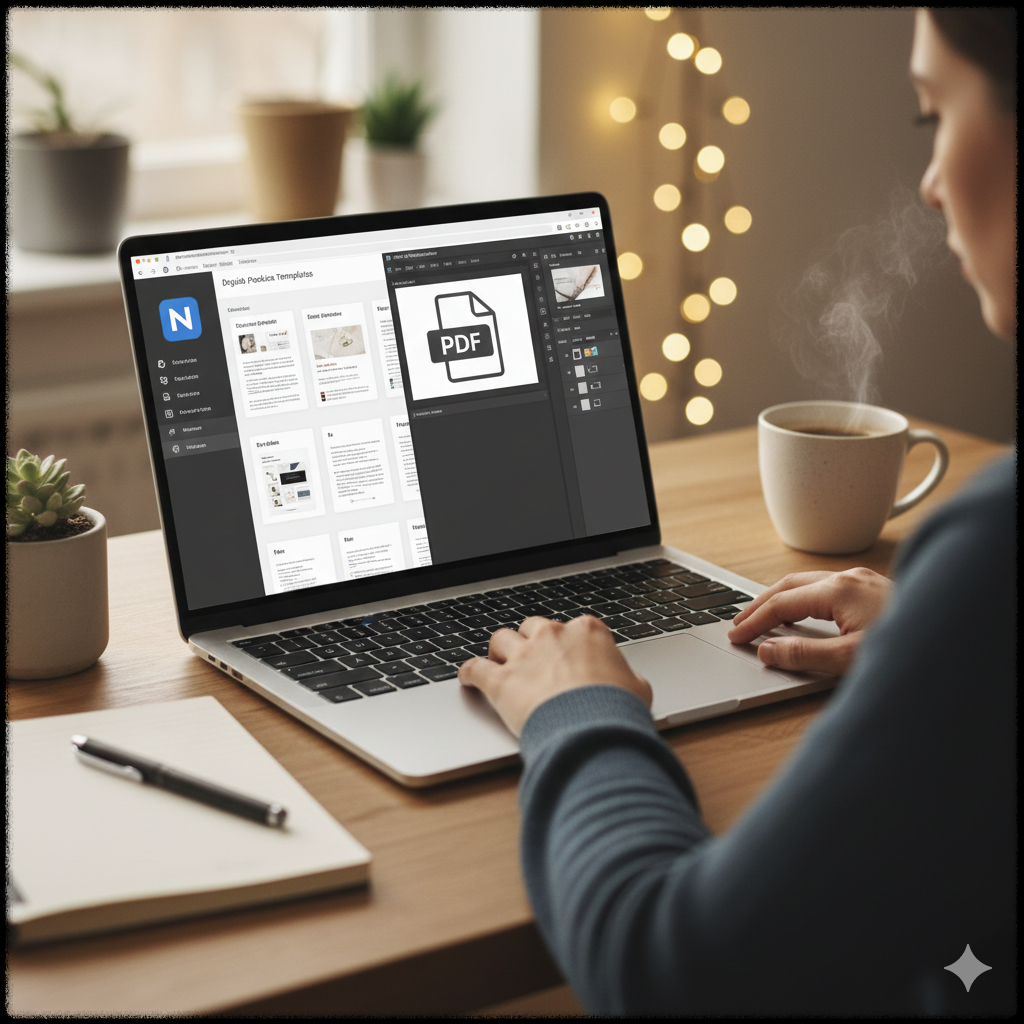 노션과 PDF 템플릿을 제작해 판매하는 디지털 부업 환경