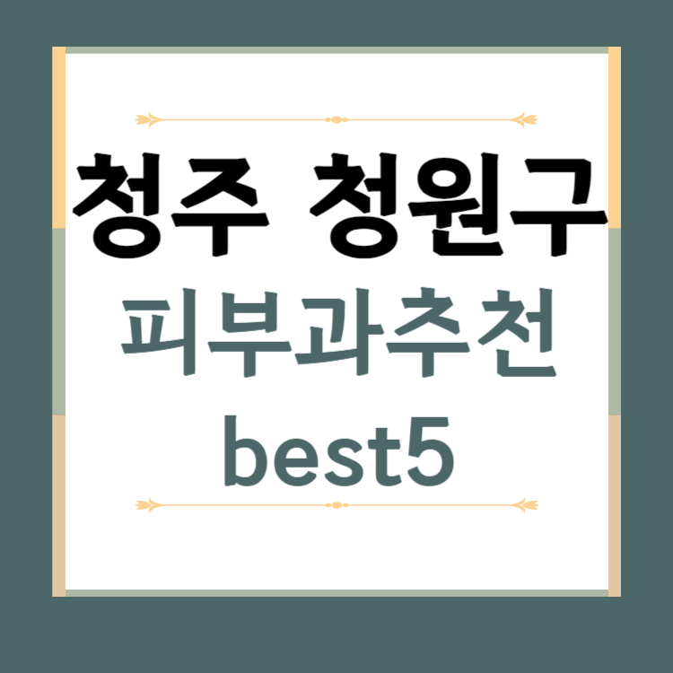 충북 청주시 청원구 피부과 추천 BEST5 ❘ 전문의, 필러, 보톡스, 기미, 여드름, 후기 ❘ 잘하는 곳