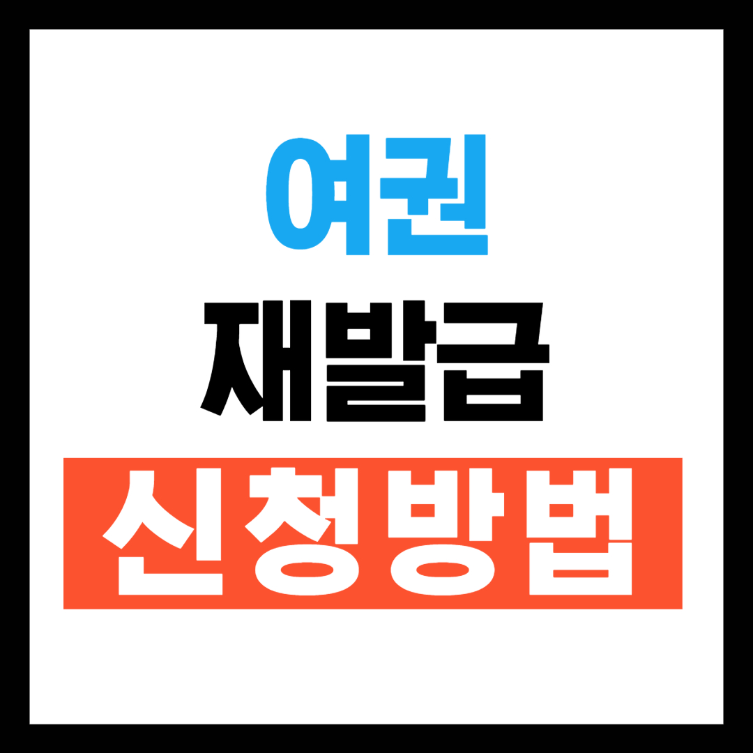 여권 재발급 온라인 신청