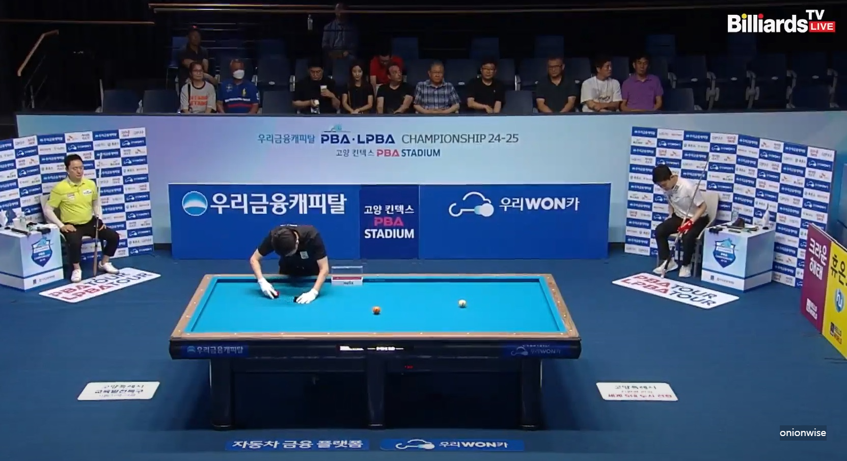 김영원 황득희 경기결과 - 우리금융캐피탈 PBA 챔피언십 8강