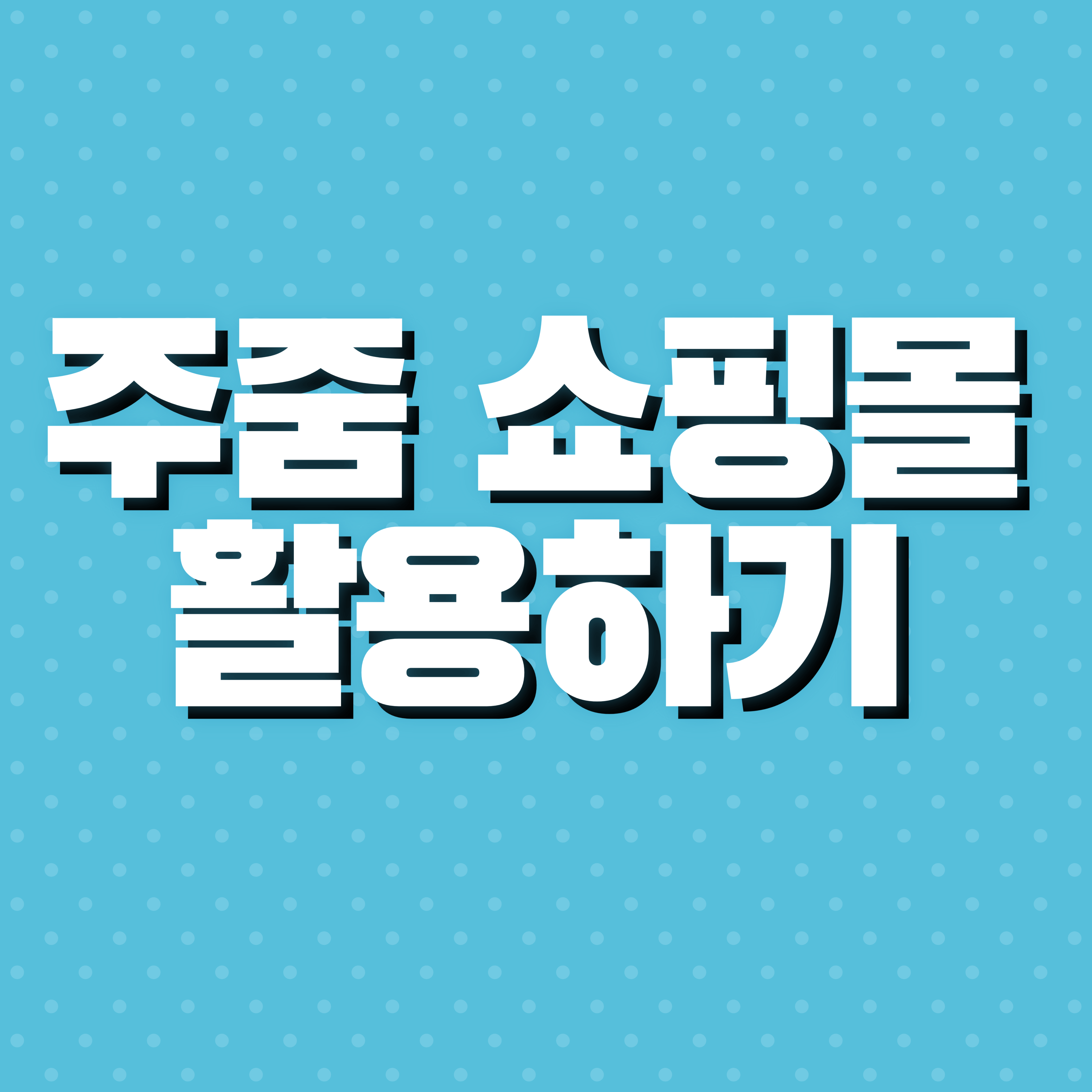 주줌 쇼핑몰