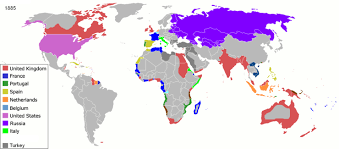현대 역사: 대항해 시대에서 제국주의시대로 (결과는 세계 1차 대전)